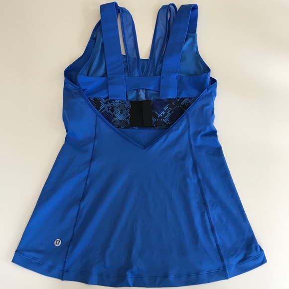 Lululemon Super Sport Tank Pipe Dream Blue Size 4 - Picture 12 of 12